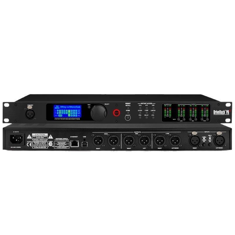 Audio Music Software - PA2 DriverRack Digitaler Audioprozessor, 2 Eingänge