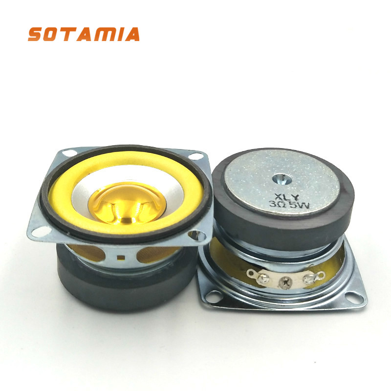 Audio Music System For Home - SOTAMIA 2 Stück 53MM Audio Tragbare