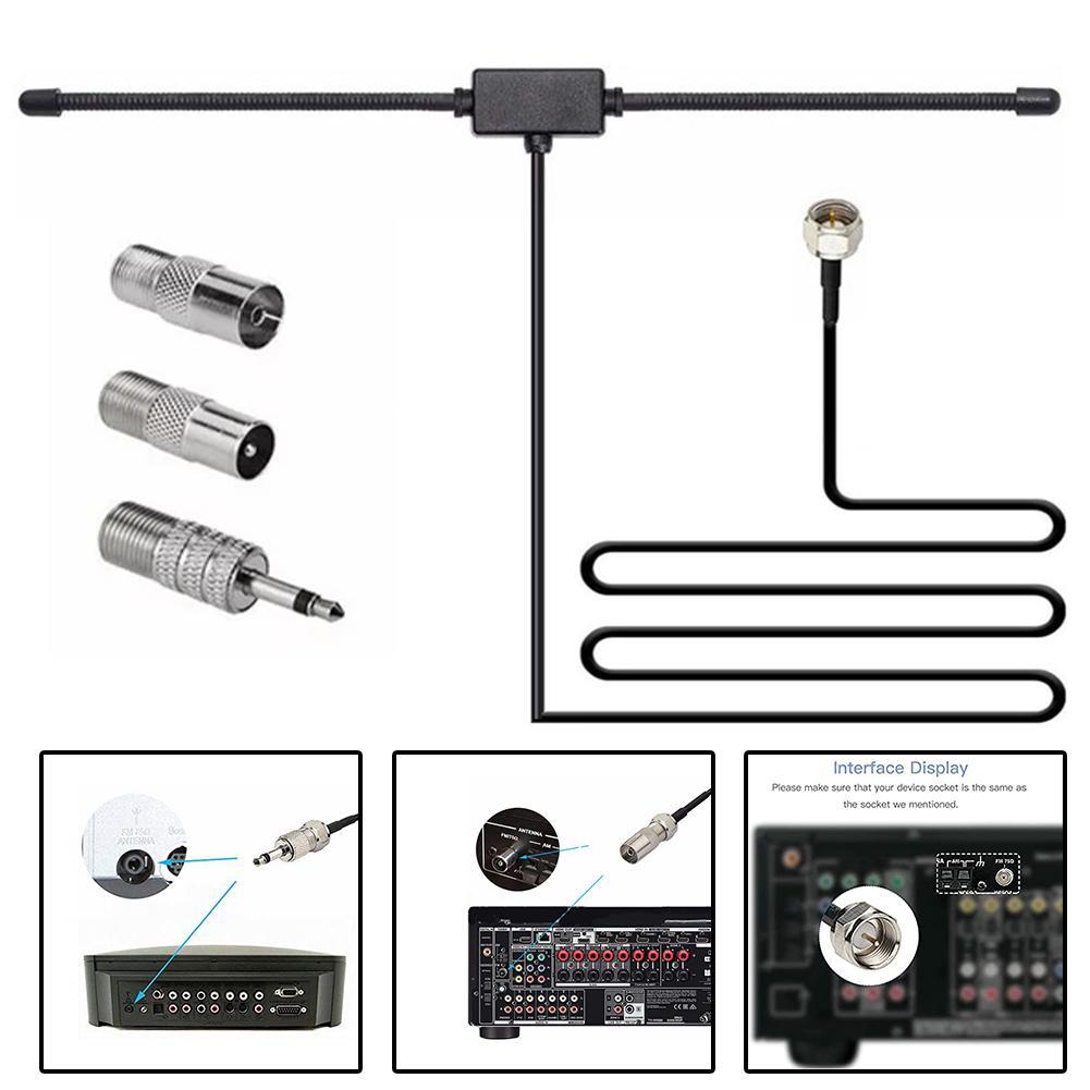 Audio Music System For Home - FM-Radio antenne FM-Dipolantenne für Stereo empfänger