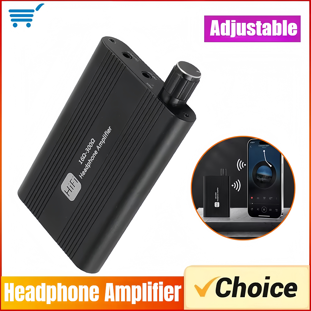 Audio Music Hub - HiFi-Kopfhörerverstärker, 16–300 Ω, Audioverstärker, 3,5 mm,
