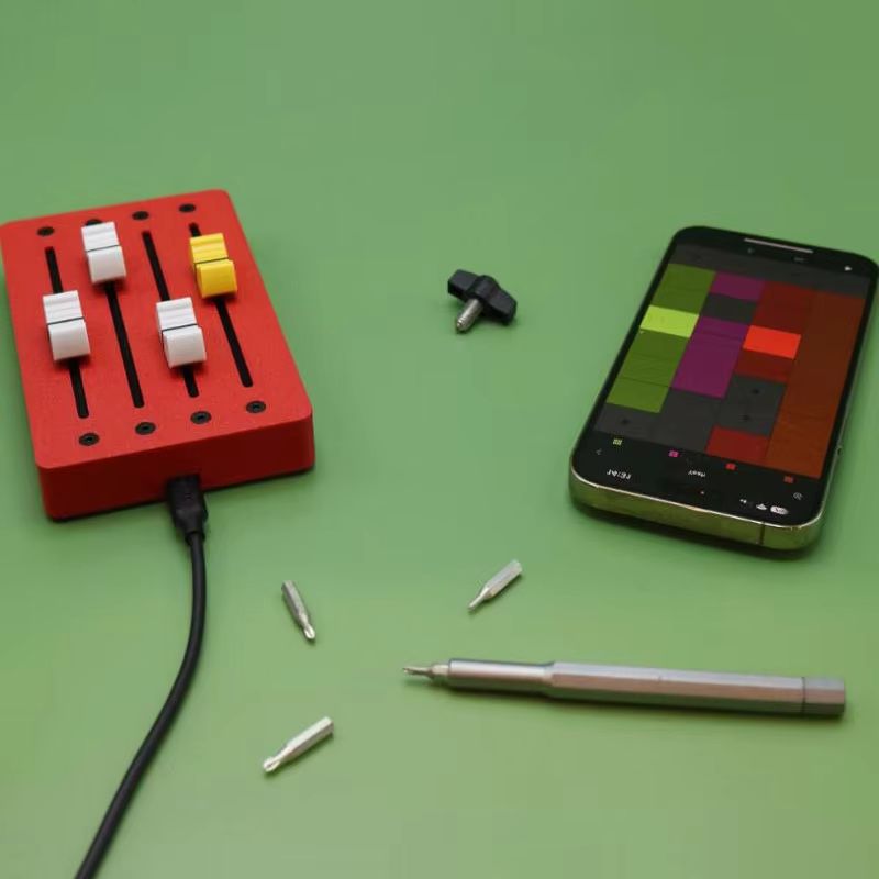 Audio Music Software - MIDI-Controller CC-Controller Fader 4-Kanal Audio-Interface USB