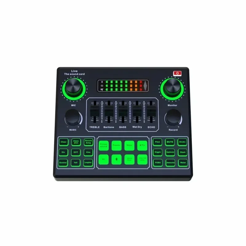 Audio Music Changer - V9SJ Externe Audio Mixer Live Soundkarte