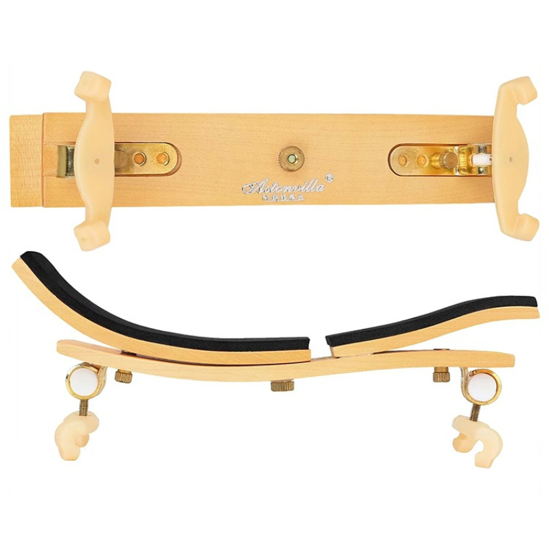 Violin Shoulder Rest - 4/4 Violine Schulterstütze Holz Verstellbarer Violine-Schulterständer
