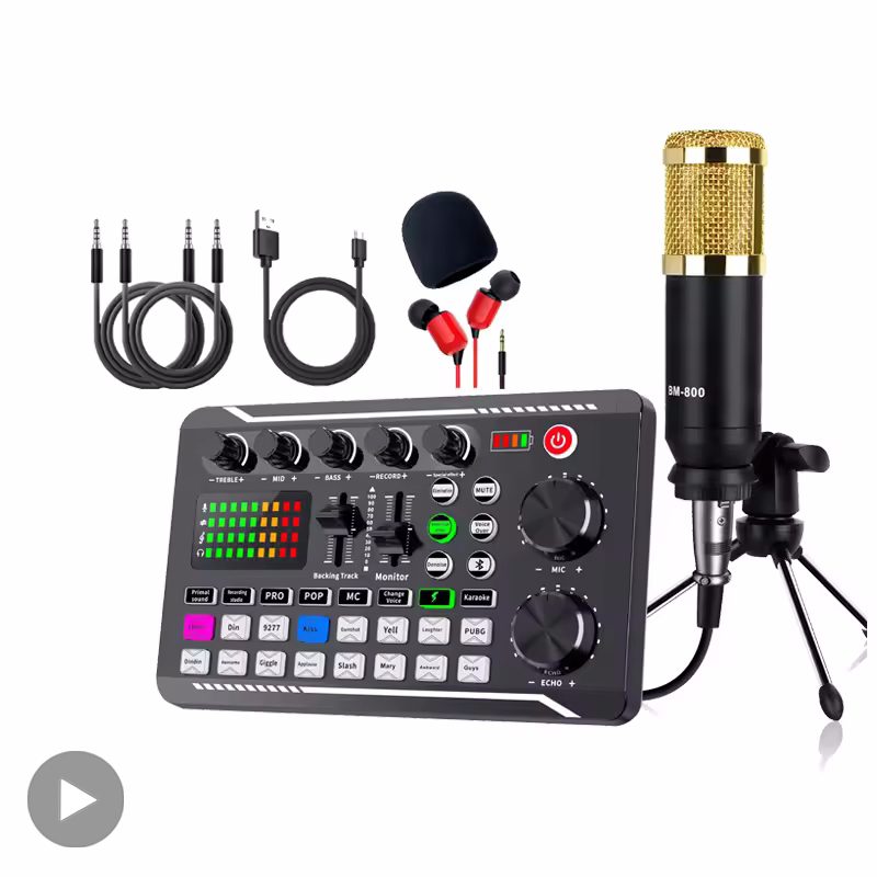 Audio Music Changer - Professionelle Mikrofon Mic Bluetooth Sound Mixer