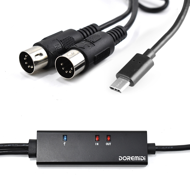 On-The-Go Midi-Hub Typ-C zu Mi – Audio Music Hub Bewertung und Preis