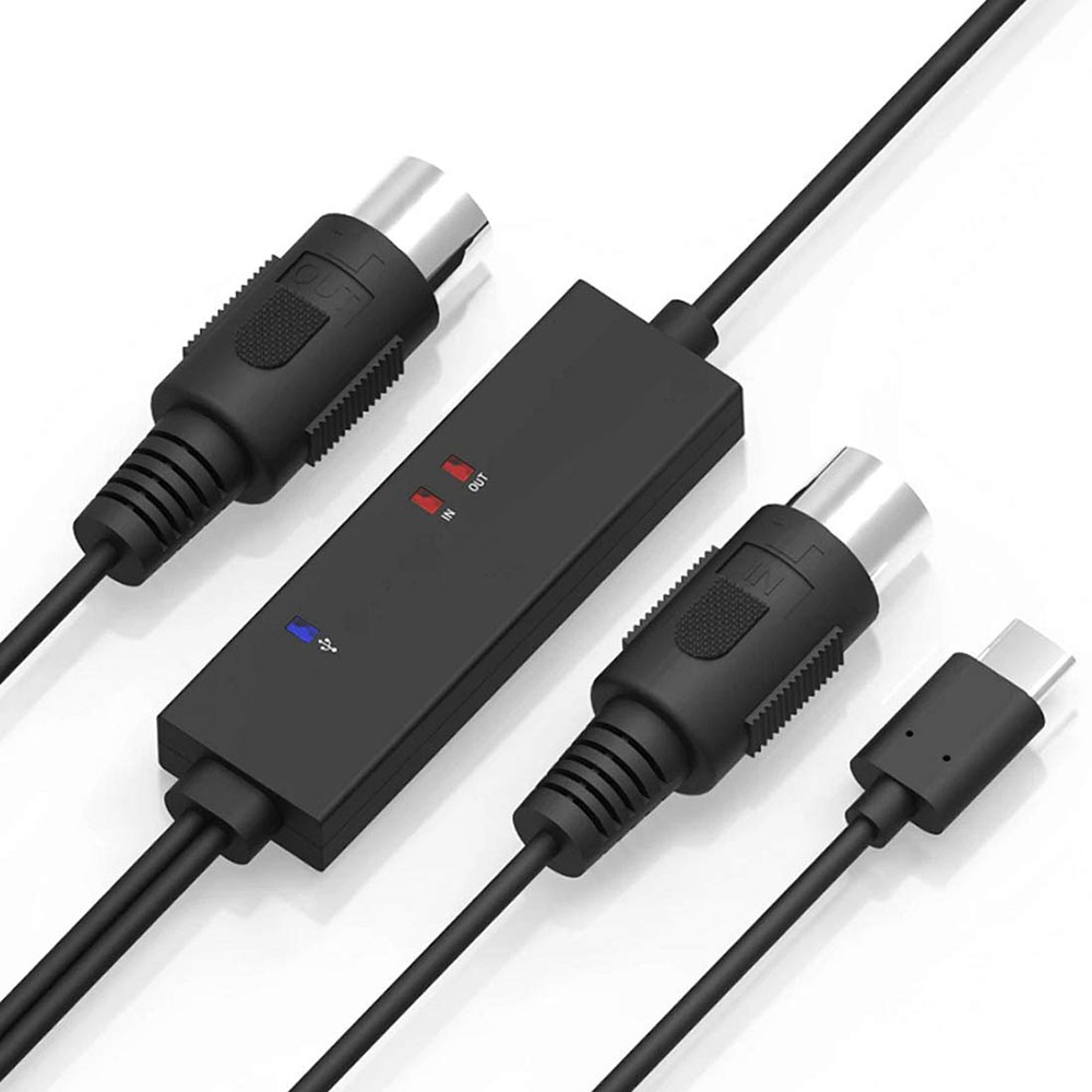 On-The-Go Midi-Hub Typ-C zu Mi – Audio Music Hub Bewertung und Preis