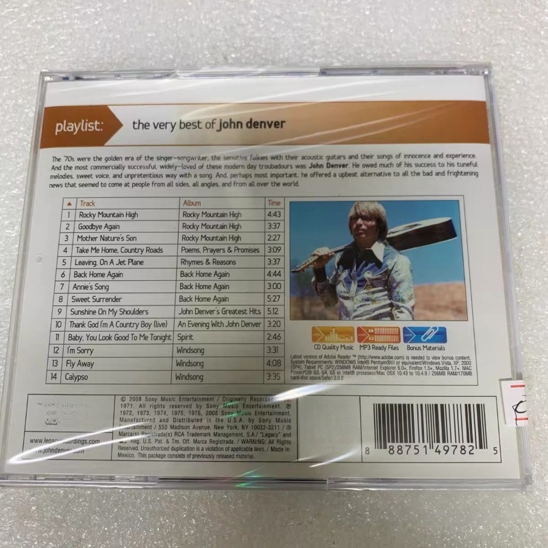 John Denver Musik-CD Pop R&B H – Audio Music John Bewertung und Preis