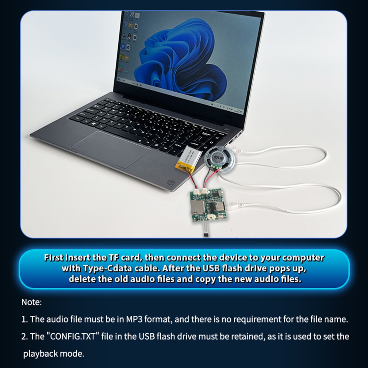 Programmierbares Tonaufnahmemo – Mp3 Audio Music Download Bewertung und Preis