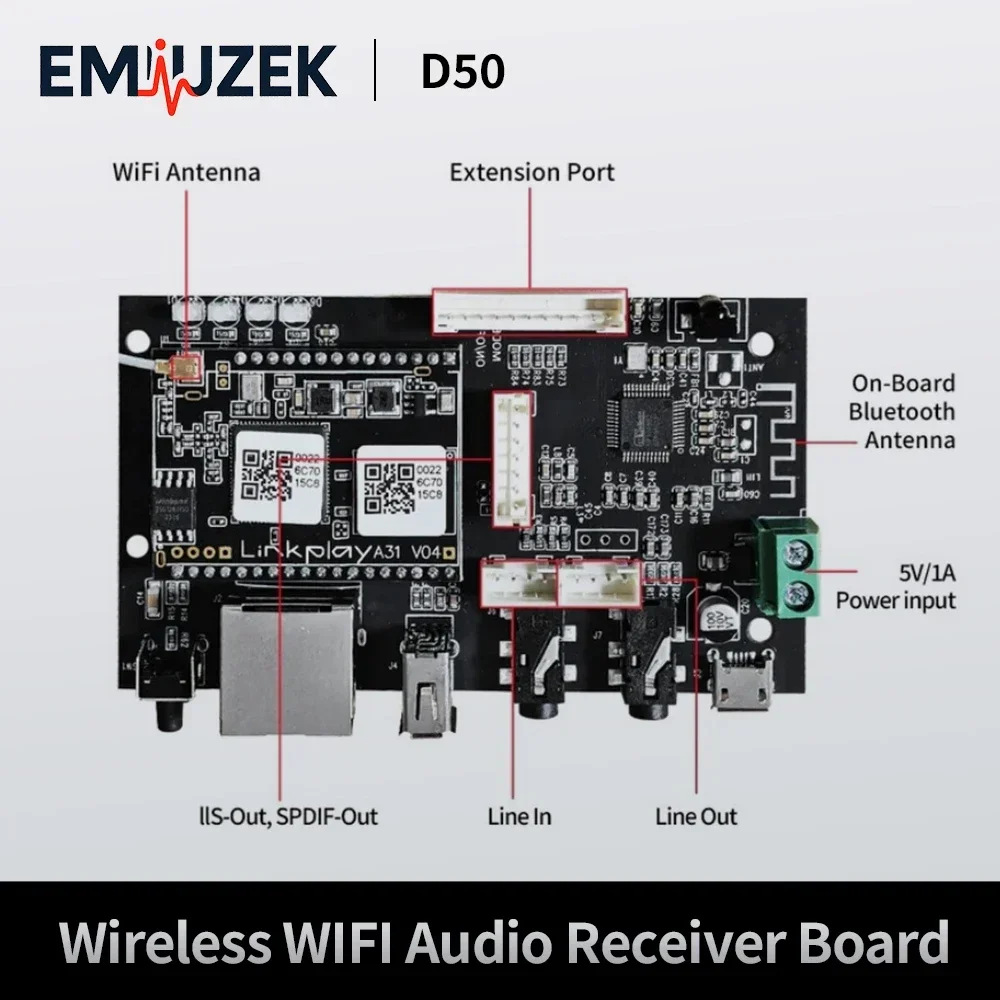 EMIUZEK D50 Wireless Audio Rec – Audio Music By Bewertung und Preis