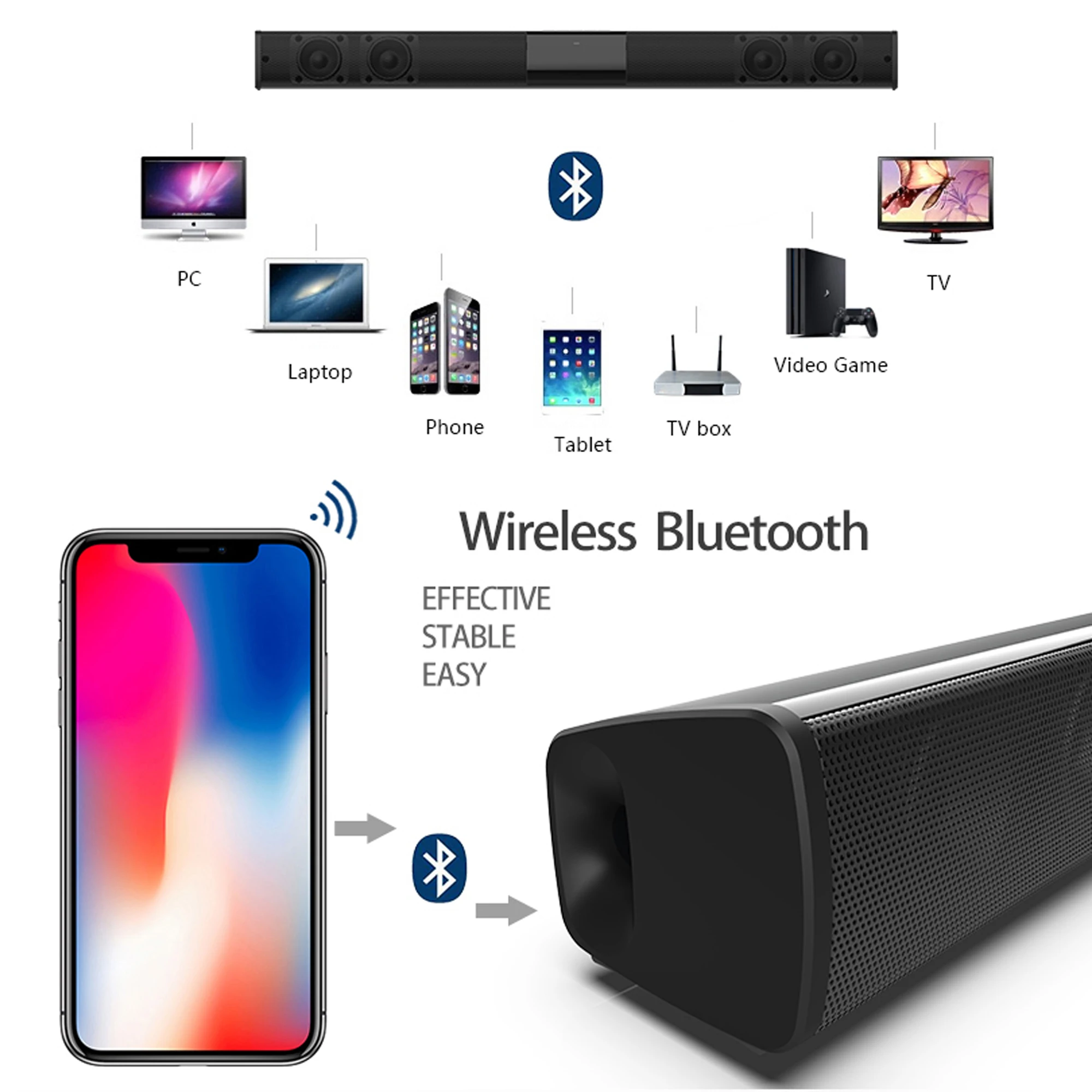 40W High Power Soundbar für TV – Audio Music System For Home Bewertung und Preis