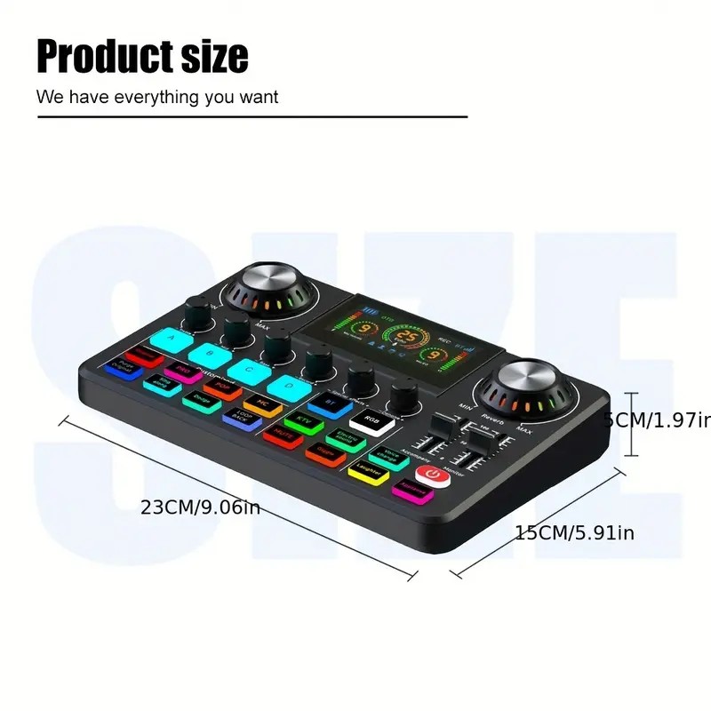Audio-Mixer, Live-Soundkarte m – Audio Music Changer Bewertung und Preis