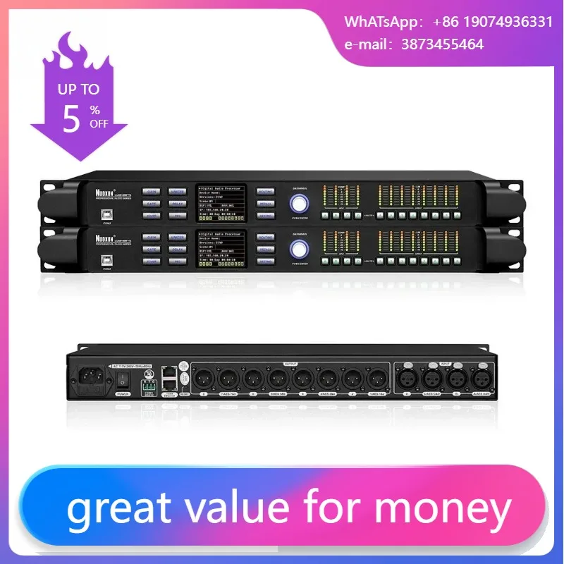 Meistverkaufter 4-in-8-out DSP – Audio Music Software Bewertung und Preis